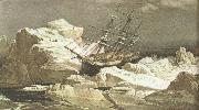 robert mcclures skepp invepp i nvestigator sitter fast i isen norr om bankon 1850-52 william r clark